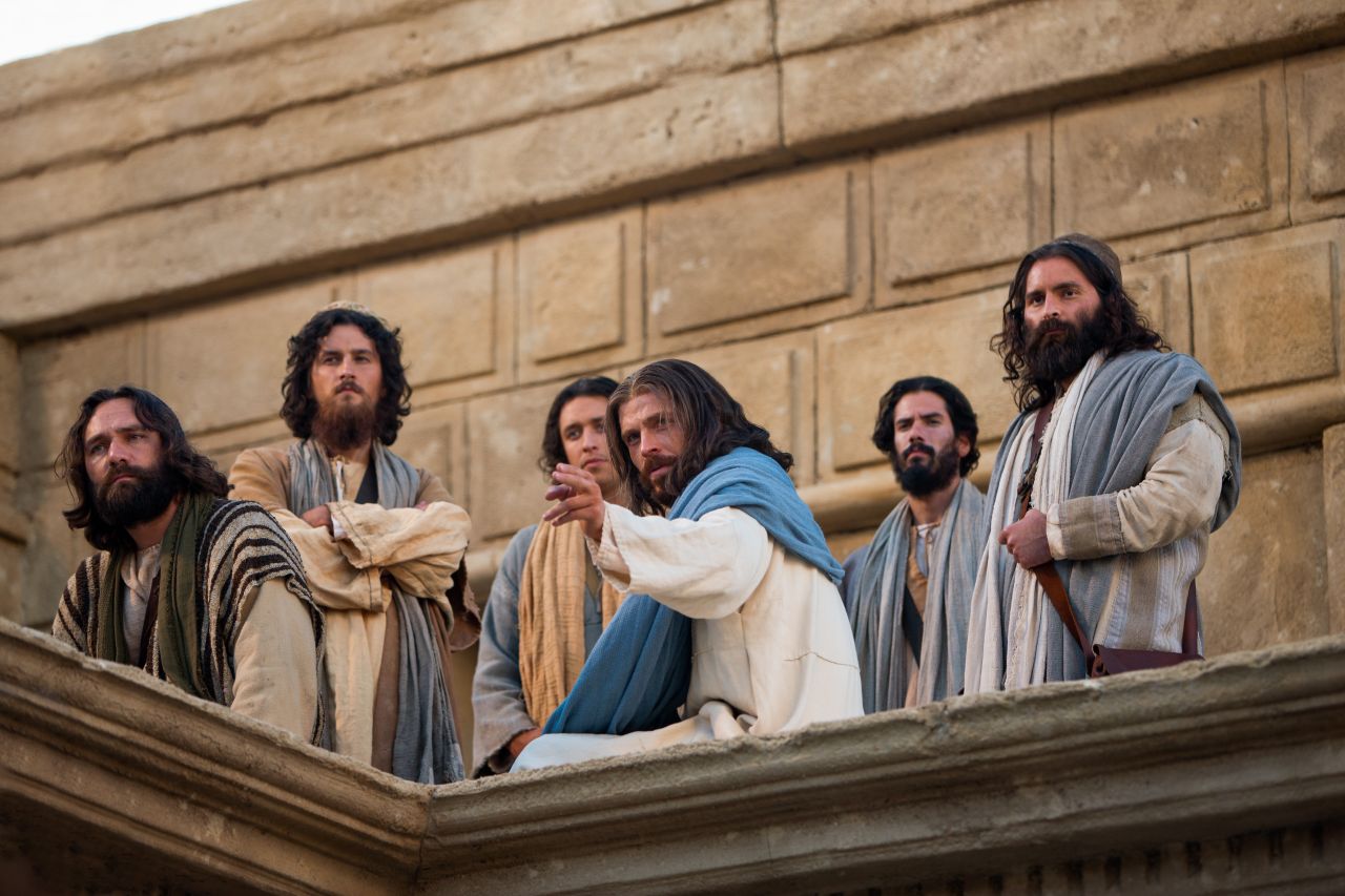 Jésus parle du denier de la veuve