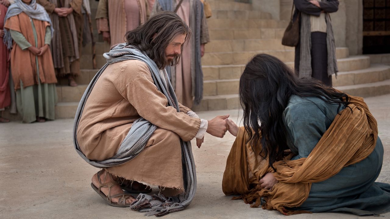 Le Christ pardonne à la femme adultère