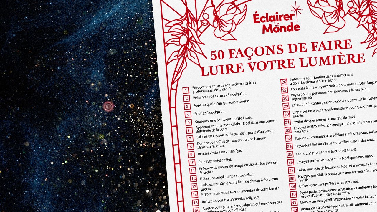 Idées de services à rendre dans le cadre de la campagne Éclairer le monde