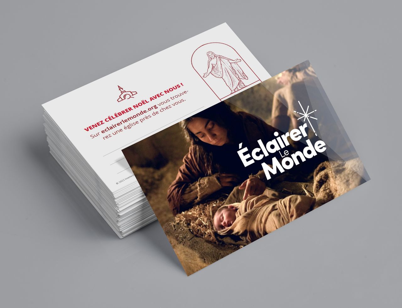 Cartes Éclairez le Monde à imprimer et à distribuer